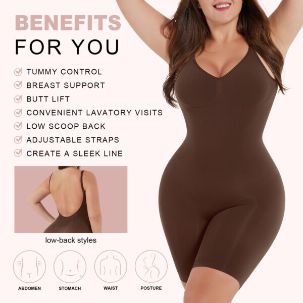 Body sans Couture à Dos Ouvert – Image 4